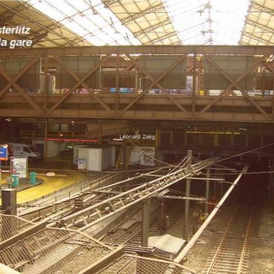 Gares de France - PARIS - Gare d'Austerlitz, le fond de la gare