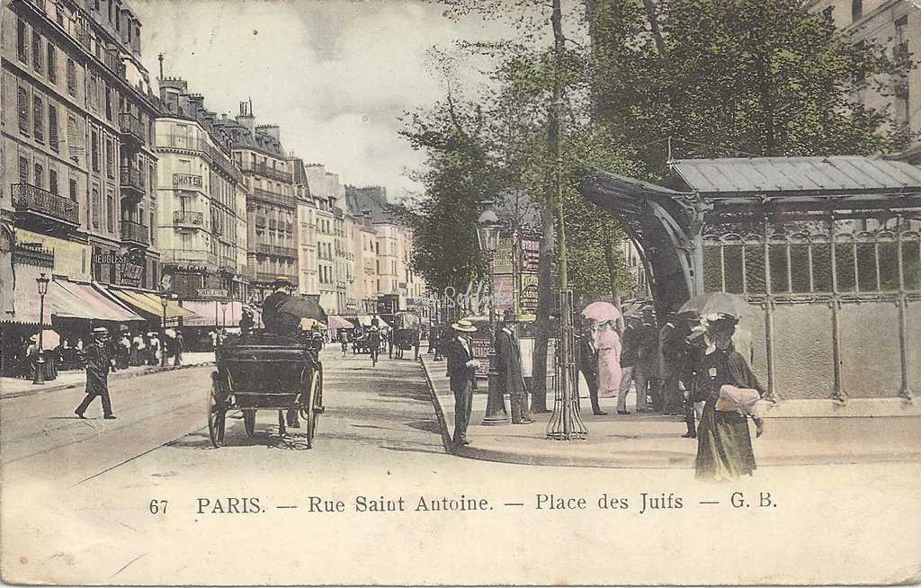 GB 67 - Rue Saint-Antoine - Place des Juifs