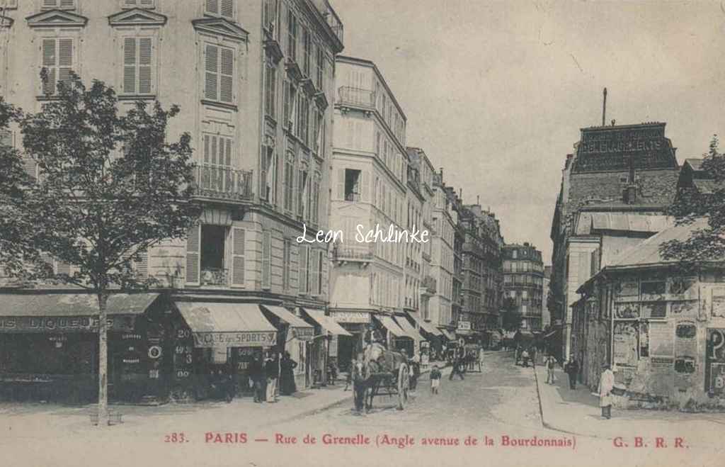 GBRR 283 - Rue de Grenelle (Angle avenue de la Bourdonnais)
