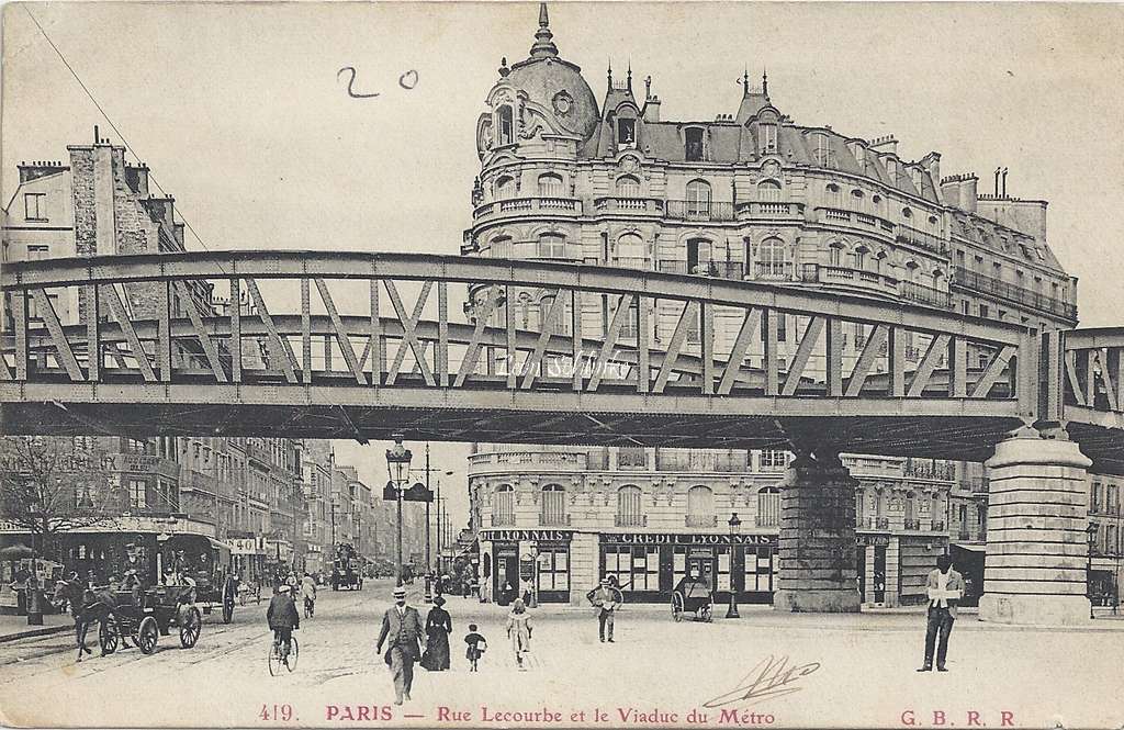 GBRR 419 - Rue Lecourbe et le Viaduc du Metro