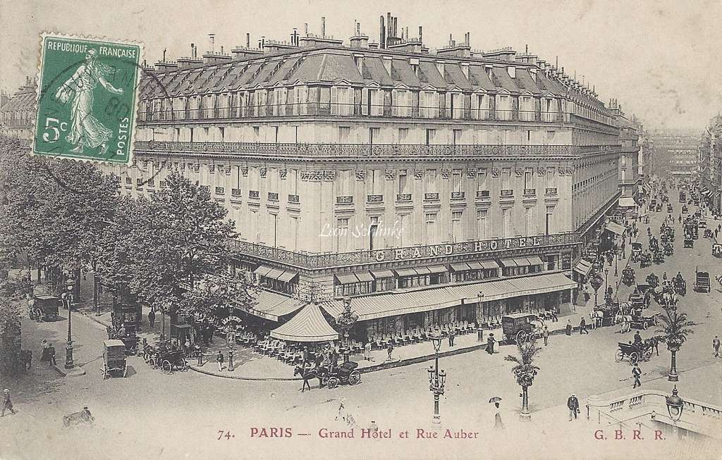 GBRR 74 -Grand Hotel et rue Auber