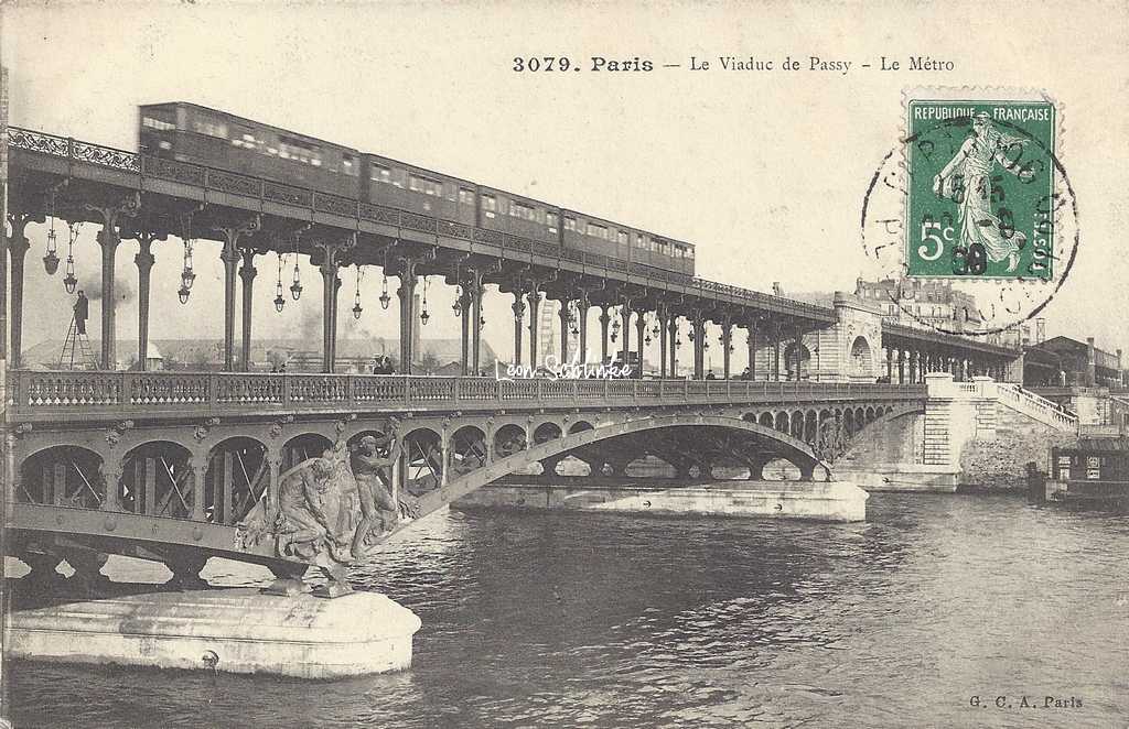 GCA 3079 - Le Viaduc de Passy - Le Métro