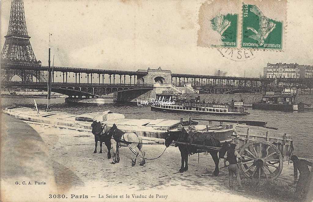 GCA 3080 - La Seine et le Viaduc de Passy