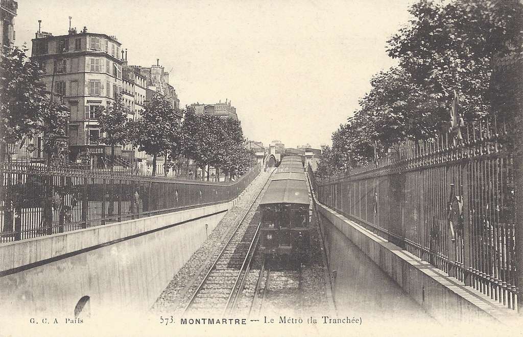 GCA 573 - Montmartre - Le Metro (la Tranchée)