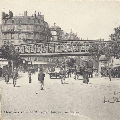 GCA 646 6 Montmartre - Le métropolitain (station Barbès)