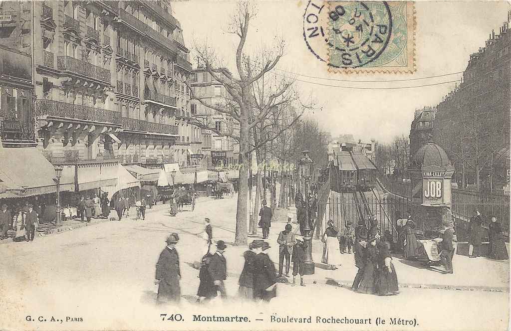 GCA 740 - Montmartre - Bd Rochechouart (le Métro)