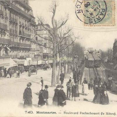 GCA 740 - Montmartre - Bd Rochechouart (le Métro)