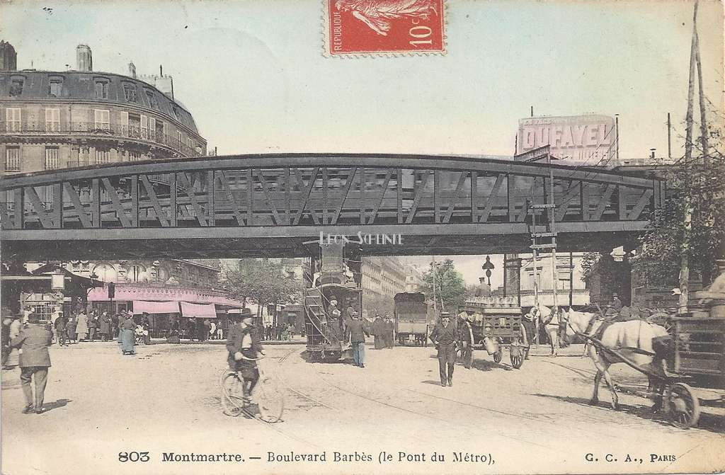 GCA 803 - Boulevard Barbès (le Pont du Métro)