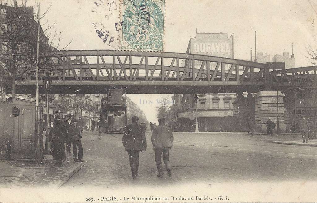 GI 203 - Le Métropolitain au Boulevard Barbès