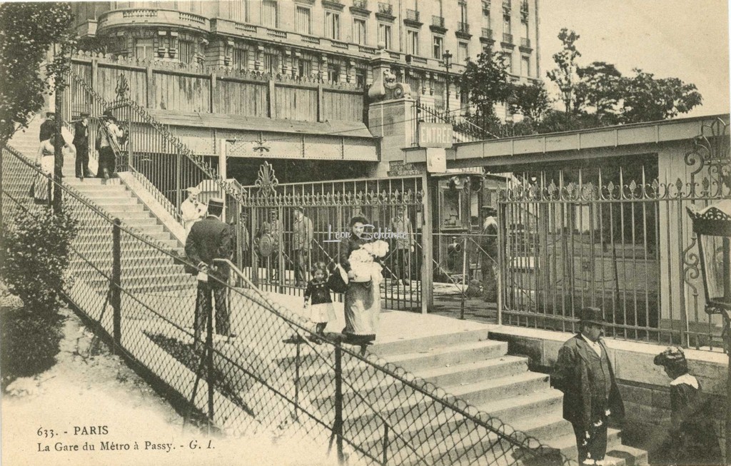 GI 633 - PARIS - La Gare du Métro à Passy