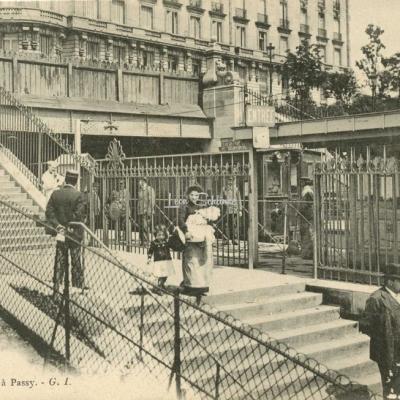 GI 633 - PARIS - La Gare du Métro à Passy