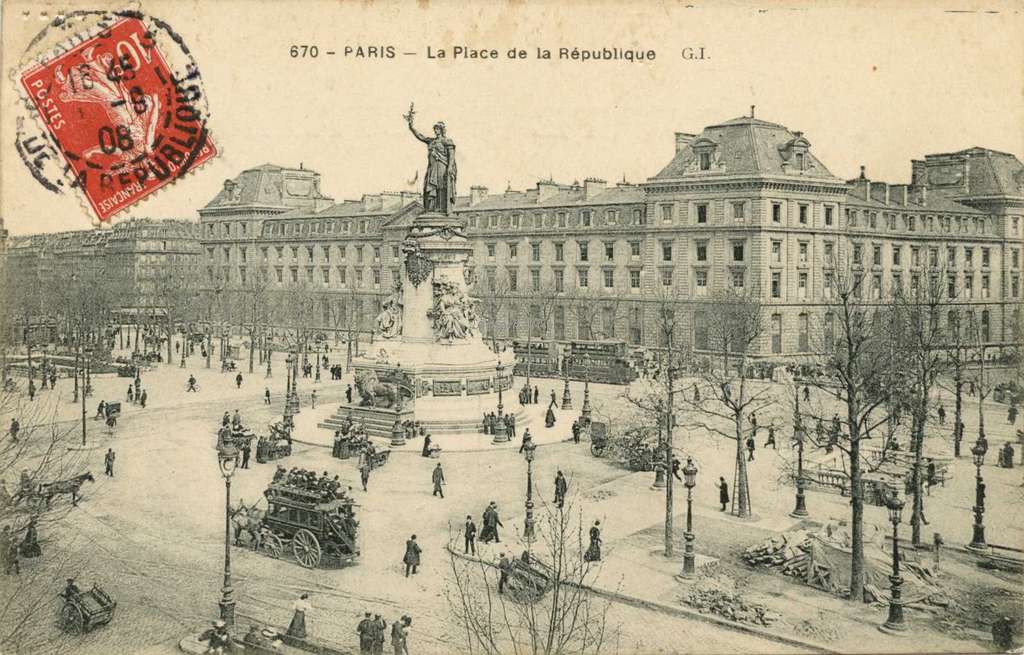 GI 670 - PARIS - La Place de la République