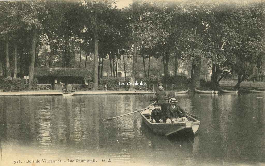 GI 916 - Bois de Vincennes - Lac Daumesnil
