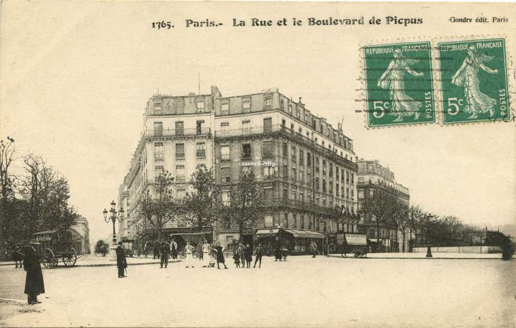 Gondry 1365 - Paris - La Rue et le Boulevard de Picpus