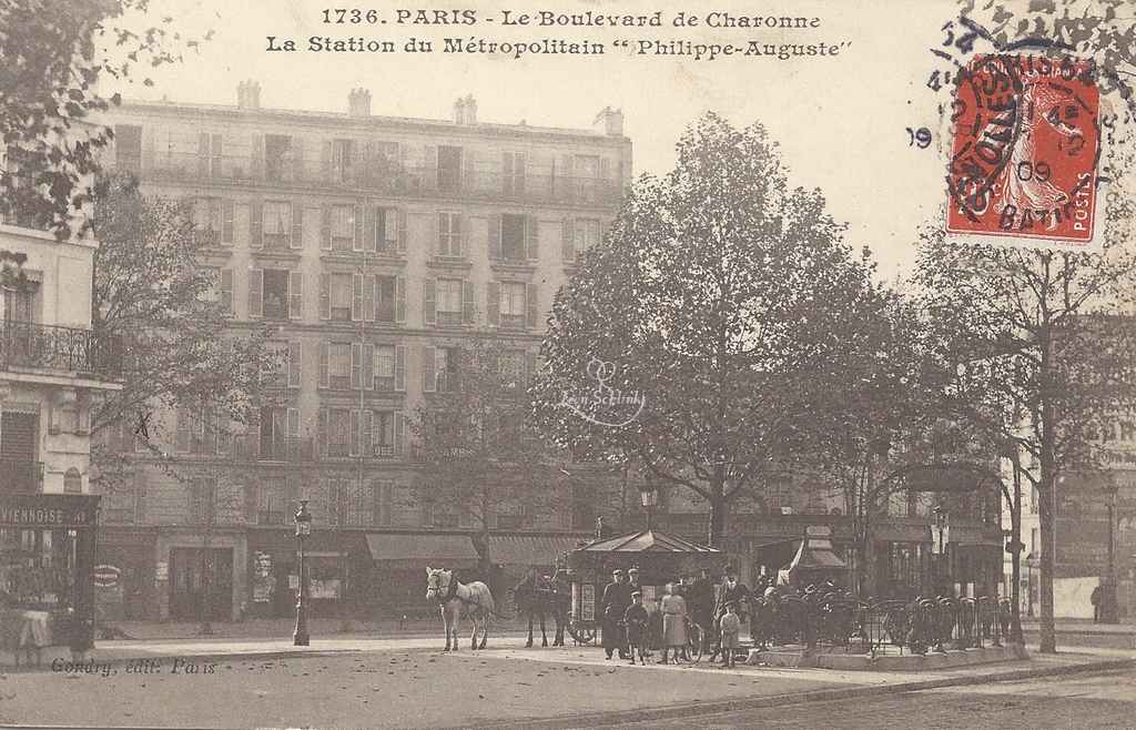 Gondry 1736 - Le Boulevard de Charonne · La Station du Métro