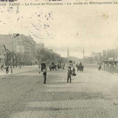 Gondry 2026 - PARIS - Le Cours de Vincennes - La Sortie du Métropolitain Le Nogentais