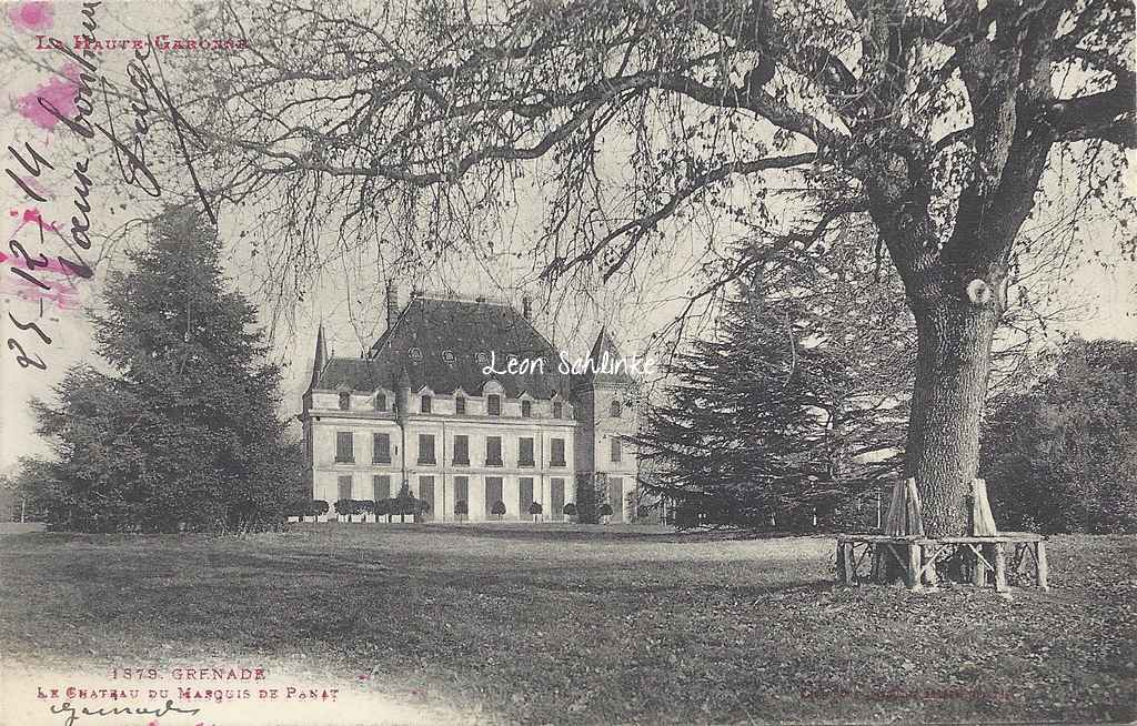 Grenade - Château du Marquis de Panant (Labouche 1879)