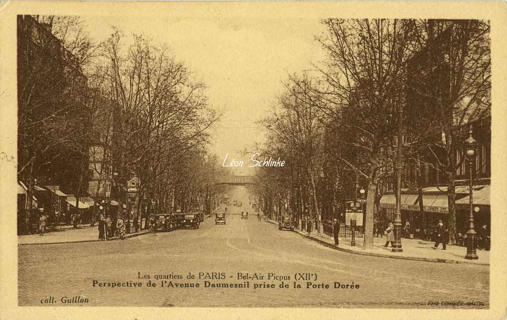 Guillon coll. - Perspective de l'Avenue Daumesnil...
