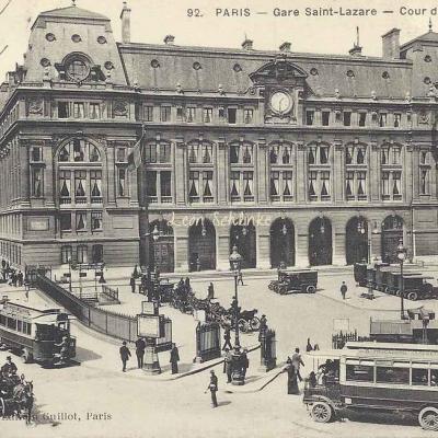 Guillot edition 92 - Gare Saint-Lazare - Cour de Rome