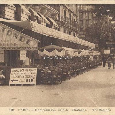 Guy 129 - Montparnasse. Café de la Rotonde