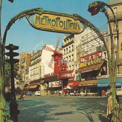 Guy 2001 - Montmartre - Le Moulin Rouge, Place Blanche