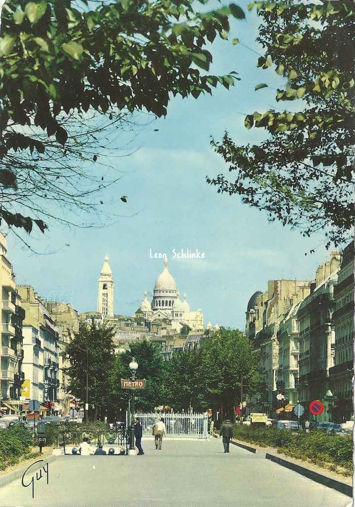 Guy 5271 - Le Boulevard des Batignolles, la colline de Montmartre