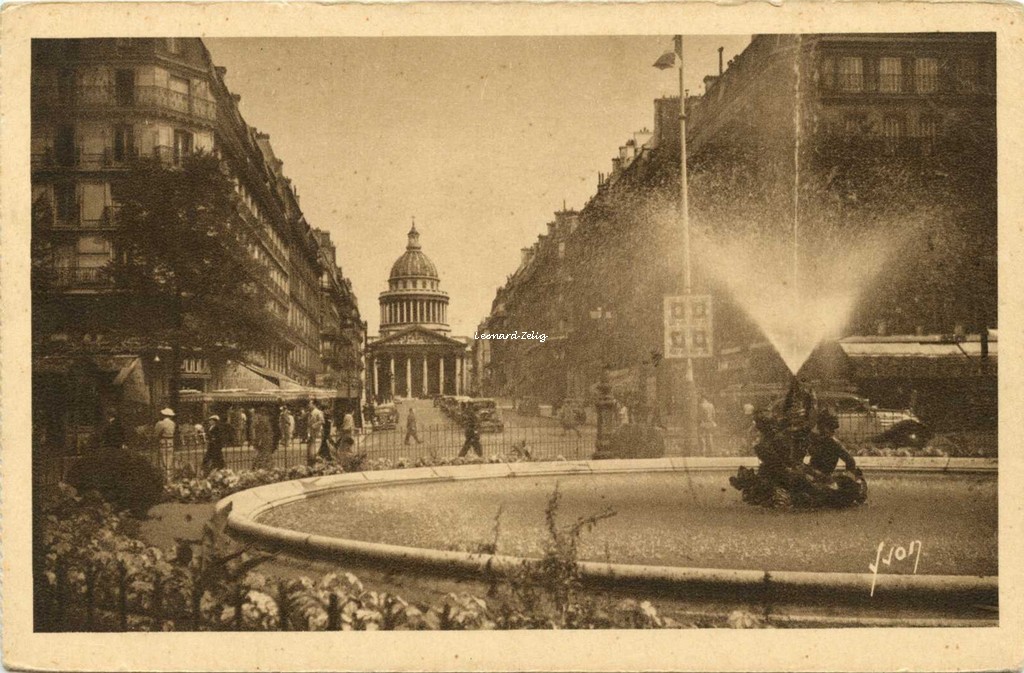H. 751 - Place Edmond-Rostand - Rue Soufflot et le Panthéon