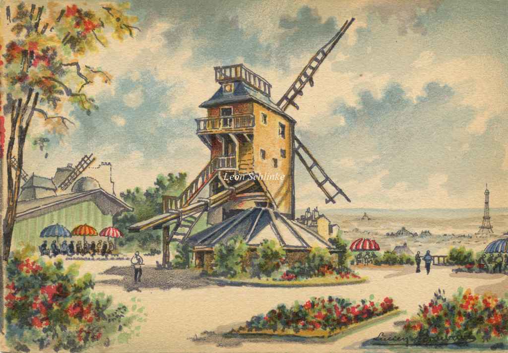 H - Le Moulin de la Galette à Montmartre