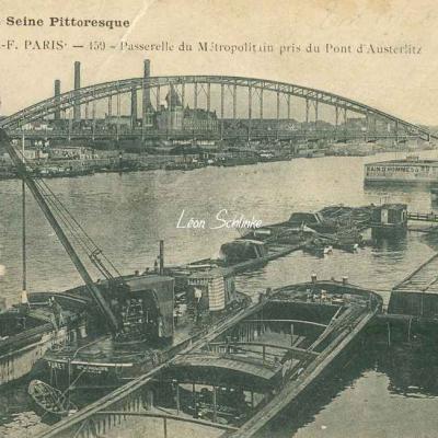 HF 159 - Passerelle du Métropolitain pris du Pont d'Austerlitz