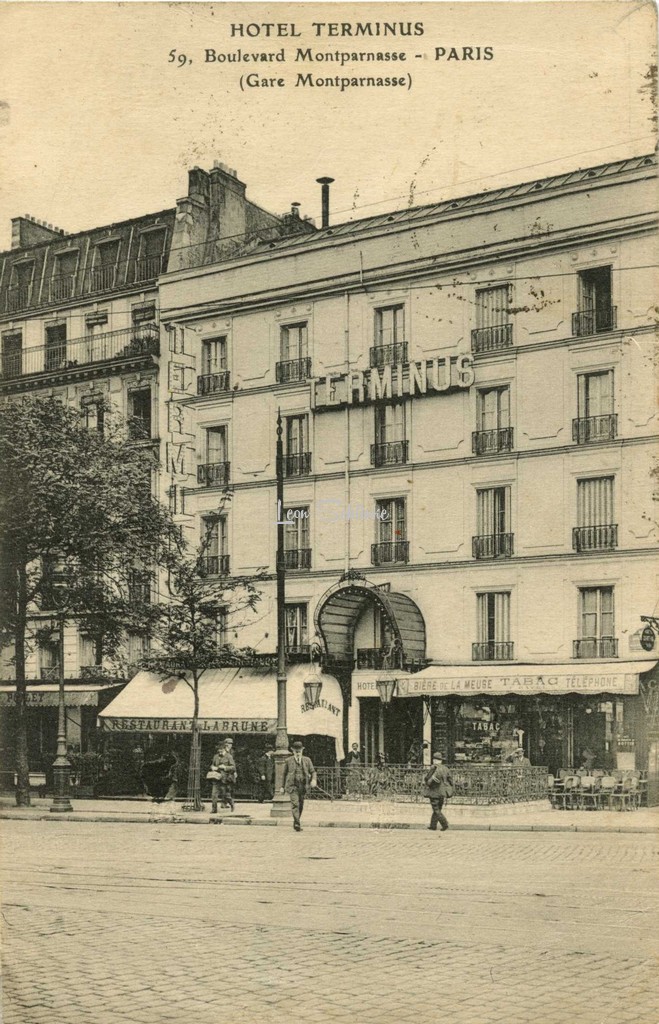 HOTEL TERMINUS - 59, Bd Montparnasse PARIS