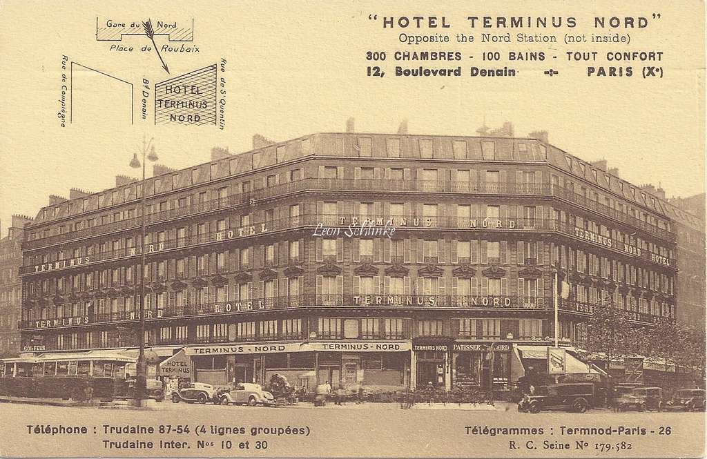 Hôtel Terminus Nord, 12 Bd Denain