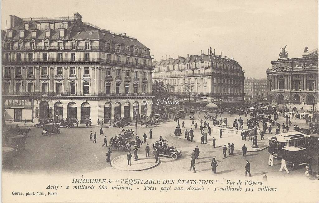 GORCE - Immeuble Equitable Pl de l'Opéra  (vue 2)