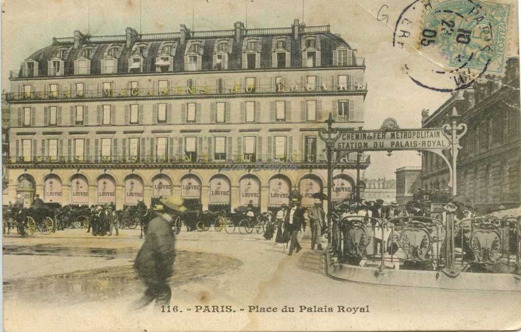 Inconnu 116 - Place du Palais Royal