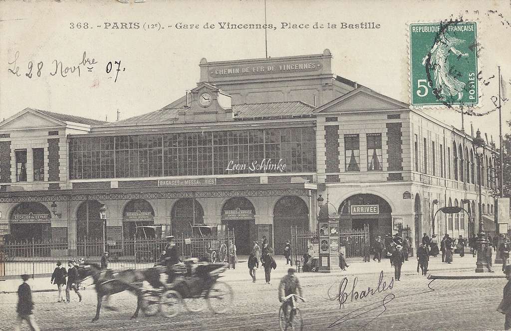 Inconnu 368 - Gare de Vincennes, Place de la Bastille