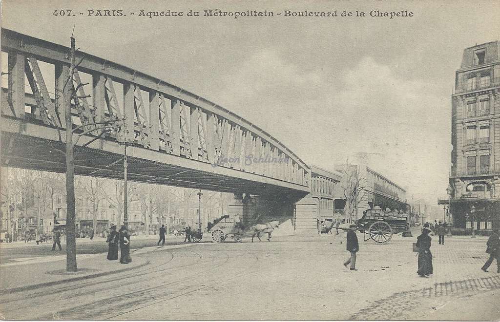 Inconnu 407 - Aqueduc du Métropolitain - Boulevard de la Chapelle