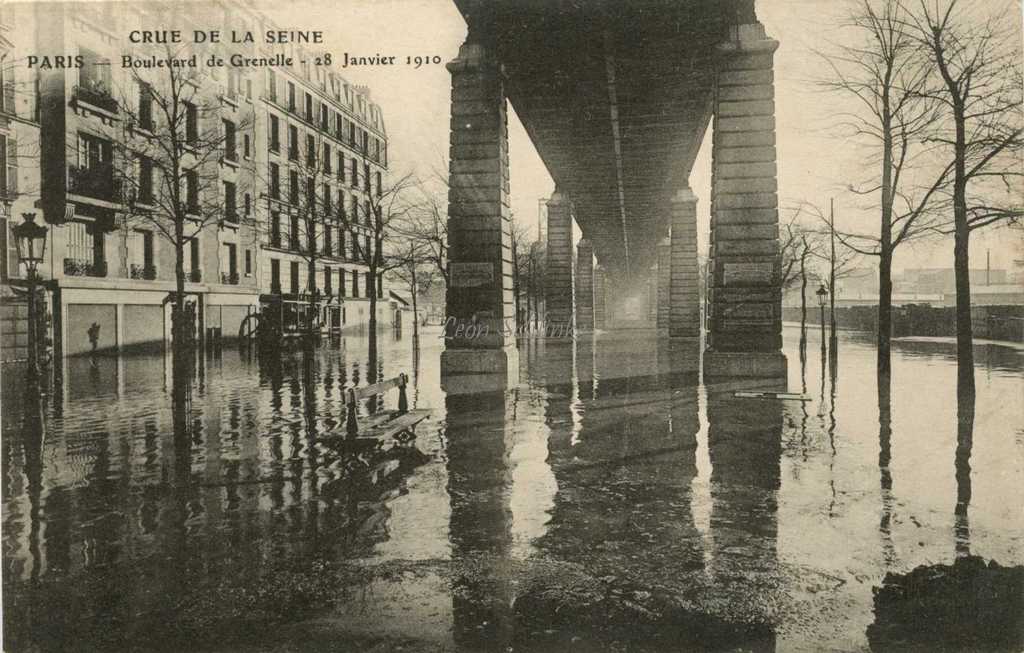Inconnu - Boulevard de Grenelle - 28 Janvier 1910