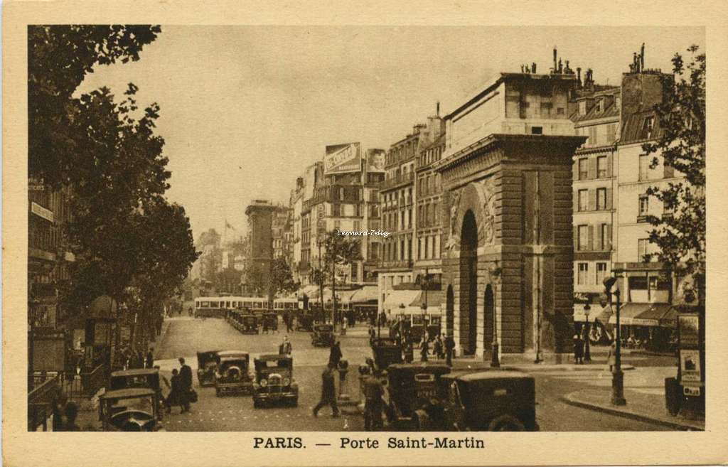 Inconnu - PARIS - La Porte Saint-Martin