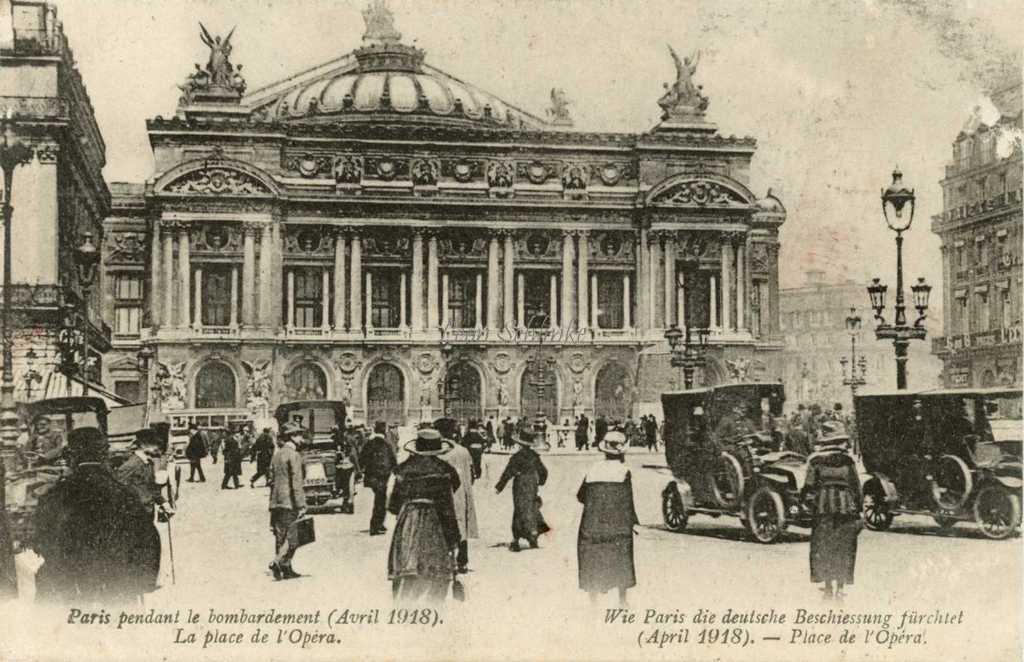 Inconnu - Paris pendant le bombardement (Avril 1918)