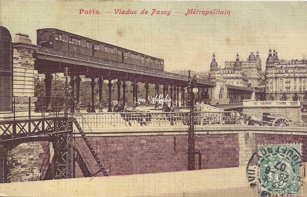 Inconnu - Viaduc de Passy, Métropolitain