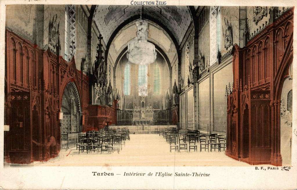 Intérieur de l'église Sainte-Thérèse