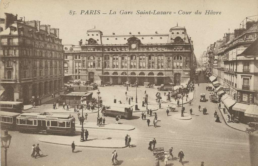 IPM 85 - Paris - La Gare Saint-Lazare - Cour du Hâvre