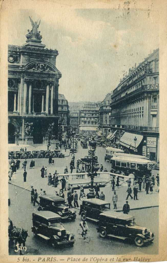 Jan 5 bis - Place de l'Opéra et Rue Halévy