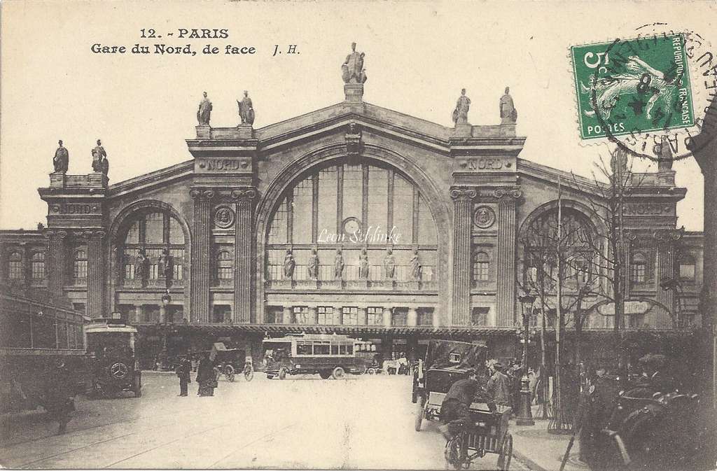 JH 12 - Gare du Nord, de face