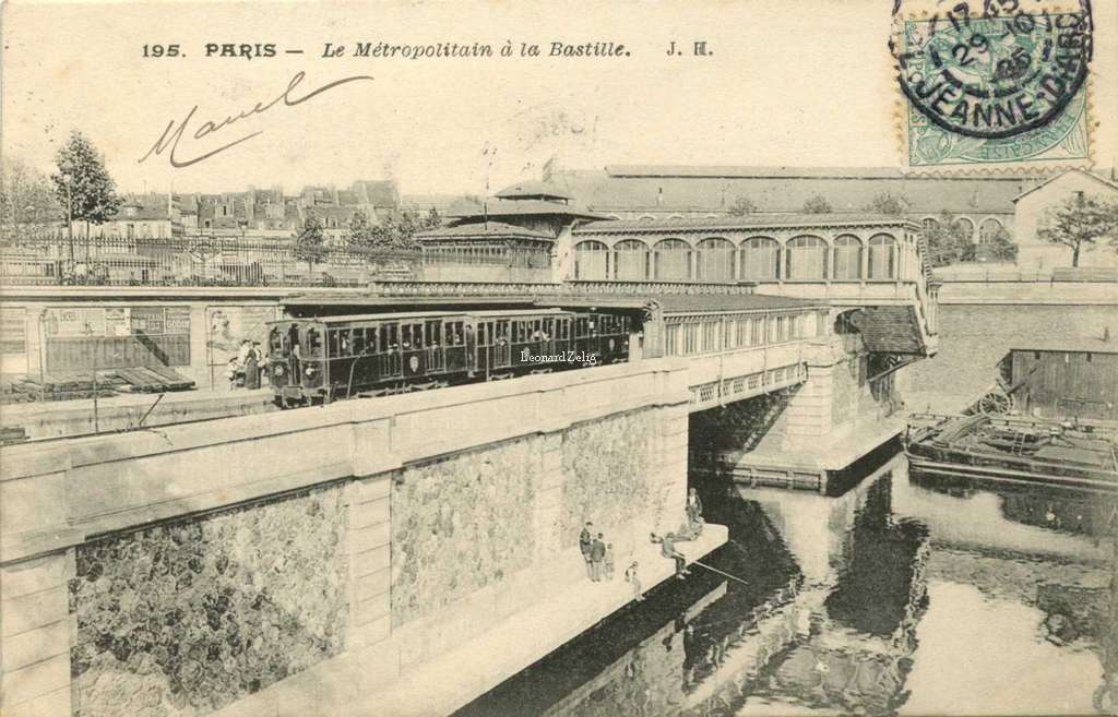 JH 195 - PARIS - Le Métropolitain à la Bastille