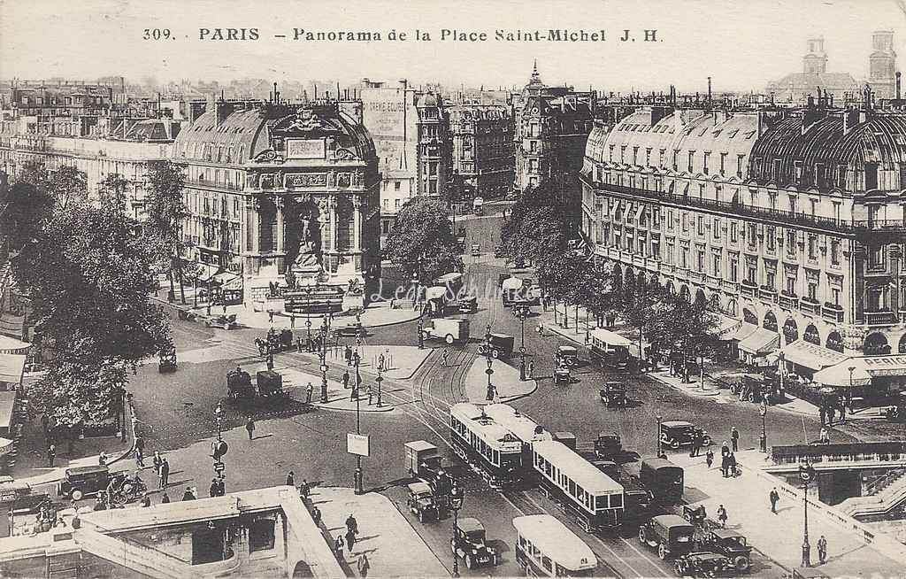 JH 309 - Panorama de la Place Saint-Michel