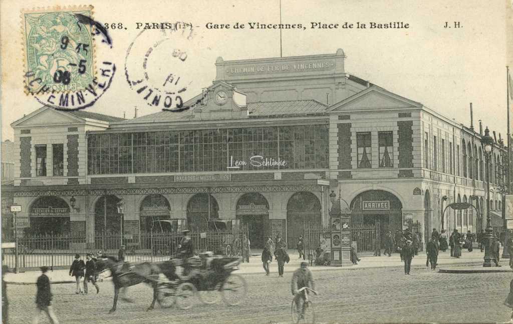JH 368 - PARIS (12°) - Gare de Vincennes, Place de la Bastille