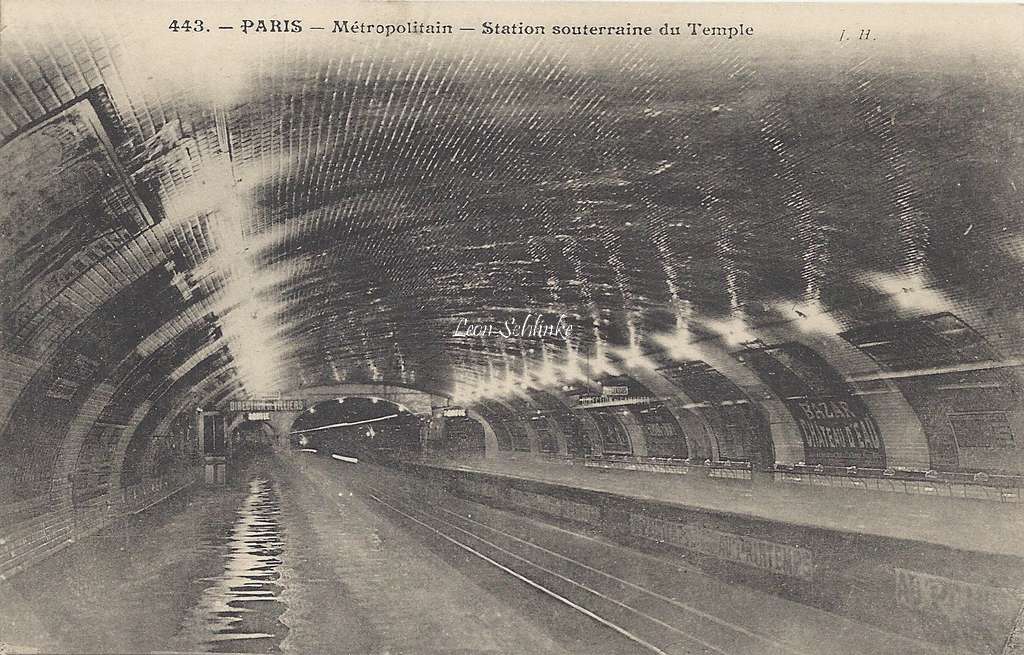 JH 443 - Metropolitain - Station souterraine du Temple