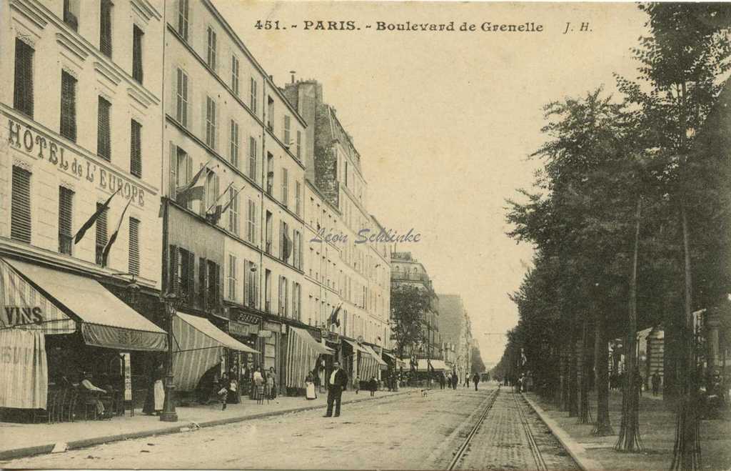 JH 451 - Boulevard de Grenelle