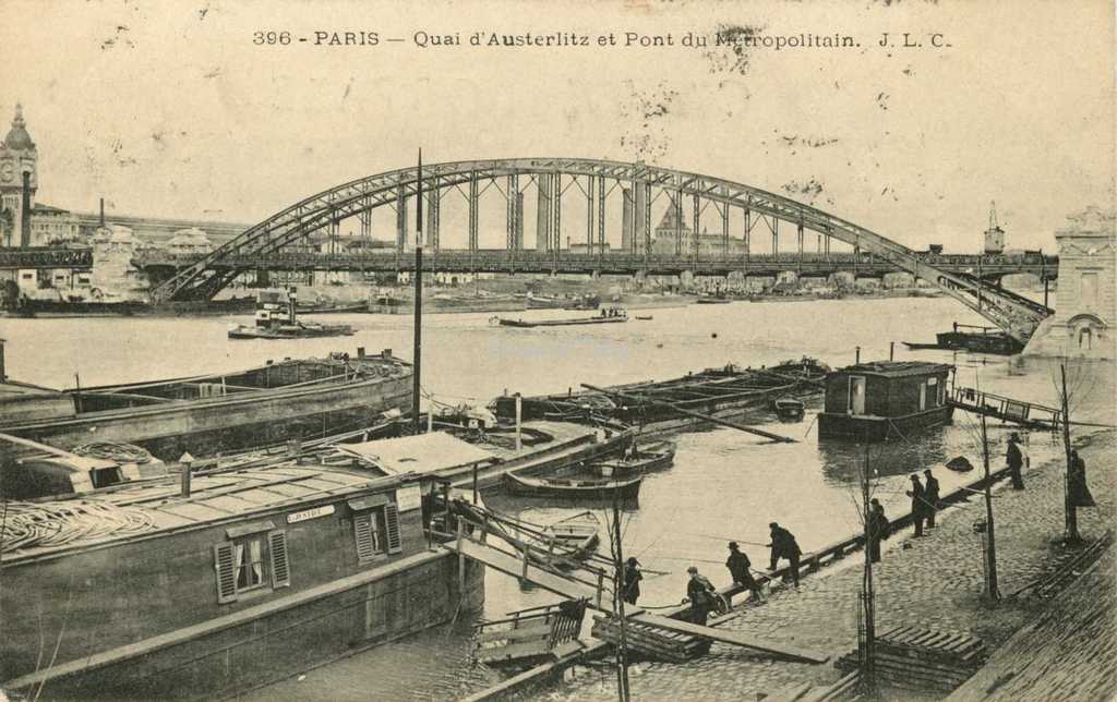 JLC 396 - Quai d'Austerlitz et Pont du Métropolitain