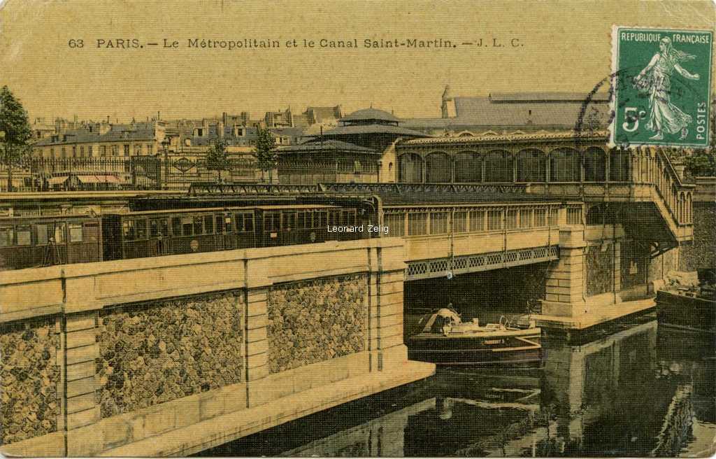 JLC 63 - Le Métropolitain et le Canal Saint-Martin